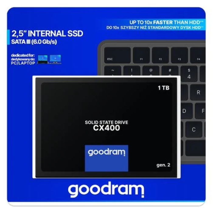 SSD Goodram CX400 Gen.2 1 ТБ для ПК і ноутбука