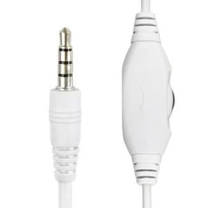 Провідна гарнітура Gembird MHS-03 White/Red з мікрофоном