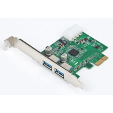 Плата розширення USB (контролер USB) Gembird UPC-30-2P PCI-E x1, 2 порти USB 3.0