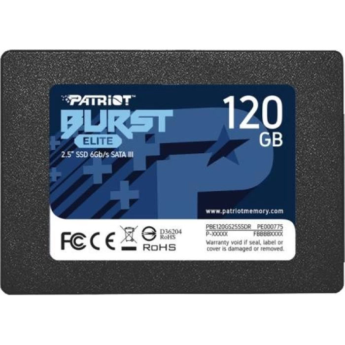 SSD Patriot Burst Elite 120 ГБ SATA3 у форматі 2,5 дюйма