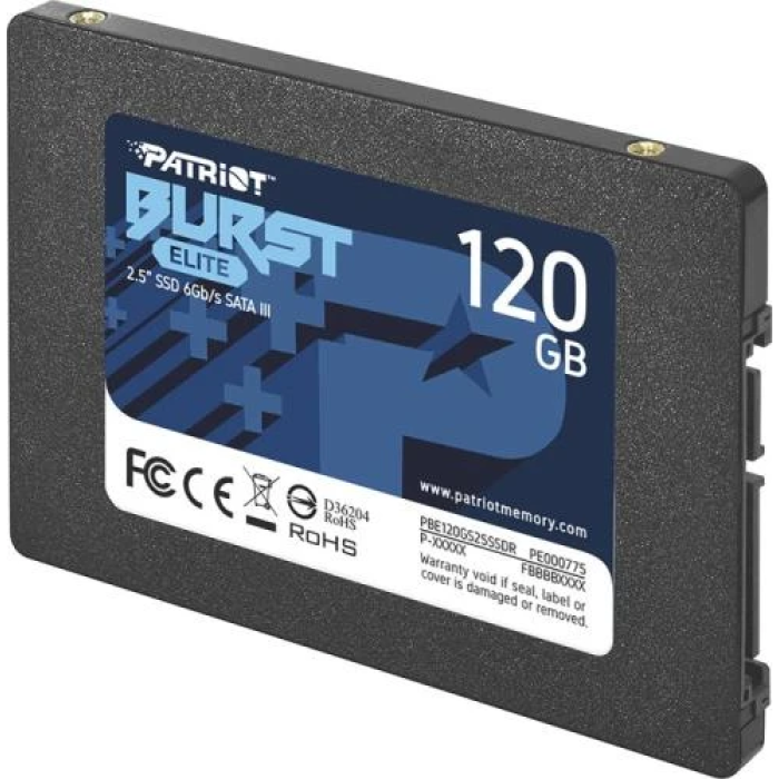 SSD Patriot Burst Elite 120 ГБ SATA3 у форматі 2,5 дюйма