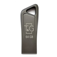 Флеш-накопичувач (USB-накопичувач) T&G TG114 64 ГБ, сріблястий, USB 2.0