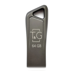 Флеш-накопичувач (USB-накопичувач) T&G TG114 64 ГБ, сріблястий, USB 2.0