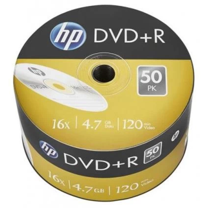 DVD+R диски HP 4,7 ГБ, 50 шт. для запису даних