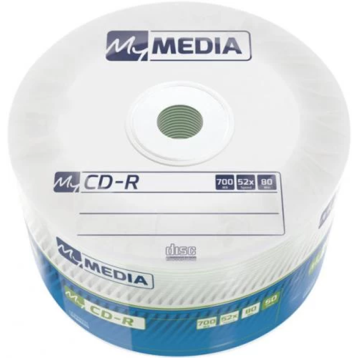 Записувані CD-R MyMedia 700 МБ, упаковка 50 шт.