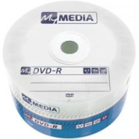 Диск DVD-R (оптичний диск) MyMedia 50 шт. 4,7 ГБ, 16x, Matt Silver
