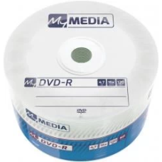 Диск DVD-R (оптичний диск) MyMedia 50 шт. 4,7 ГБ, 16x, Matt Silver