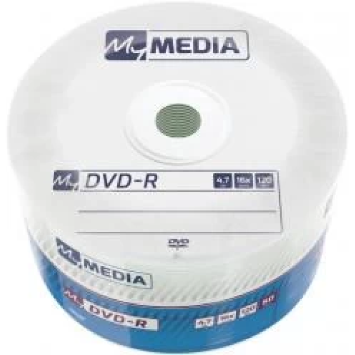 Диски DVD-R MyMedia 50 шт. для запису даних і відео