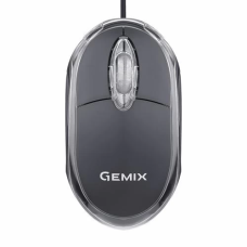 Оптична миша (комп’ютерна мишка) Gemix GM105 чорна, 800 dpi
