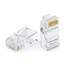 Конектор RJ45 (штекер 8P8C) GepLink GL4701 100 шт прозорий, Cat. 5e