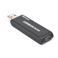 Адаптер USB (перехідник) Viewcon VE679 USB 2.0 — miniUSB, чорний