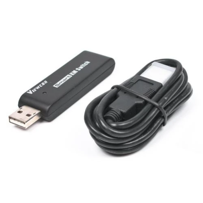Адаптер Viewcon VE679 USB 2.0 — miniUSB, чорний