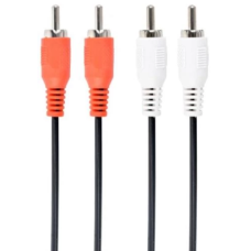 Аудіокабель (кабель-перехідник) Cablexpert CCA-2R2R-6 2xRCA—2xRCA, 1,8 м
