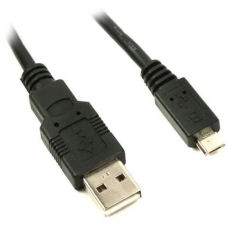 Кабель USB для заряджання (кабель microUSB) Viewcon VW009 1,5 м, чорний