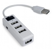 USB-хаб (концентратор USB) Gembird UHB-U2P4-21 білий, 4 порти USB 2.0