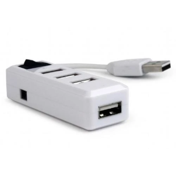 Білий USB-хаб Gembird UHB-U2P4-21 на 4 порти USB 2.0