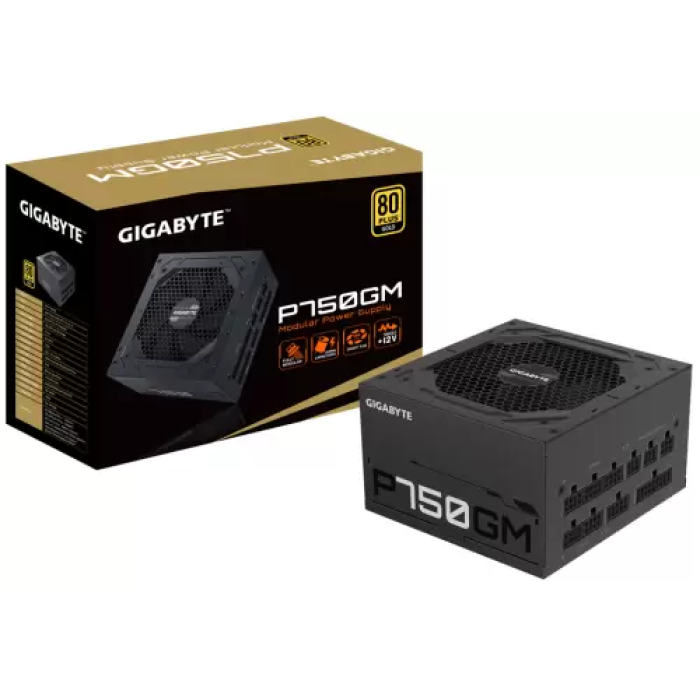 Модульний блок живлення Gigabyte P750GM потужністю 750 Вт