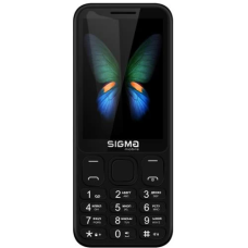 Кнопковий телефон (мобільний телефон) Sigma mobile X-style 351 Lider чорний, 3400 мА·год