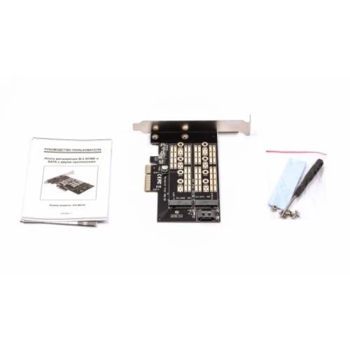 Плата-адаптер AgeStar MC02 для NVMe та SATA SSD