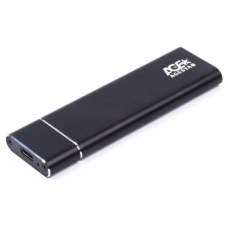 Зовнішня кишеня для M.2 SSD (корпус для SSD) AgeStar 3UBNF5C Type-C, чорна