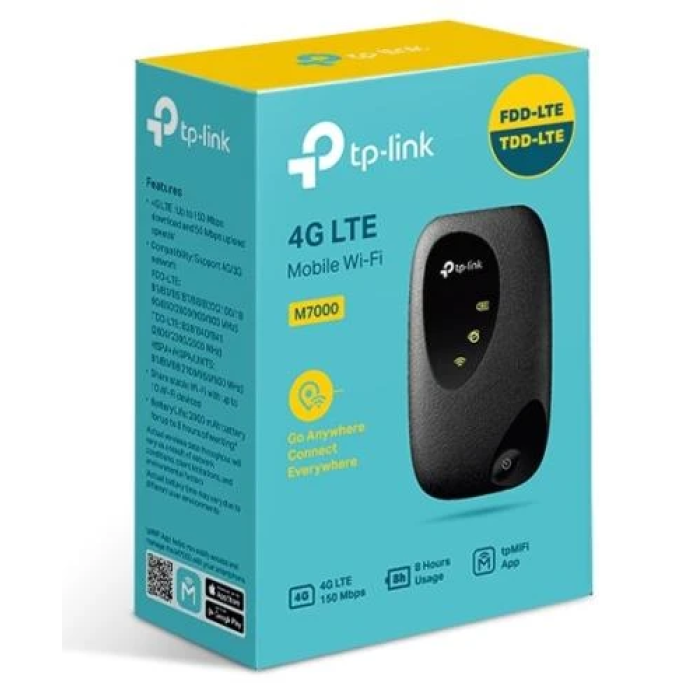 Портативний 4G Wi‑Fi роутер TP-Link M7000 до 150 Мбіт/с