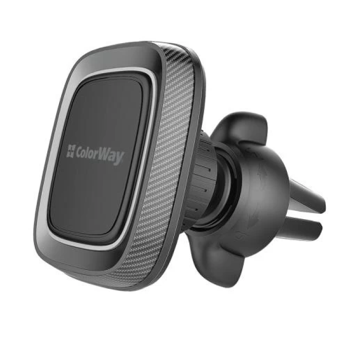 Магнітний автотримач ColorWay Metallic Air Vent-4 для телефону