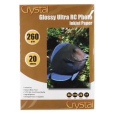 Фотопапір (глянсовий папір) Crystal RCGL-A4-260-20 A4, 260 г/м², 20 аркушів