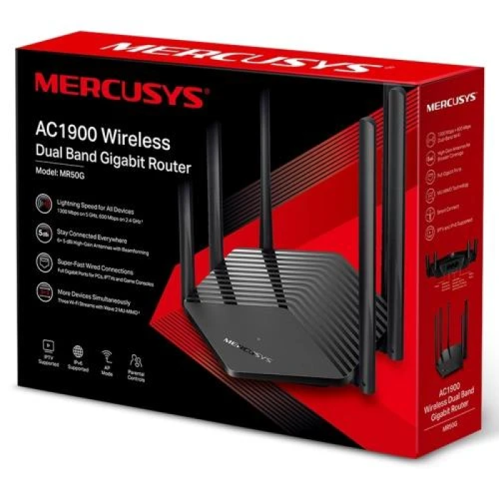 Wi-Fi роутер Mercusys MR50G для стабільної домашньої мережі