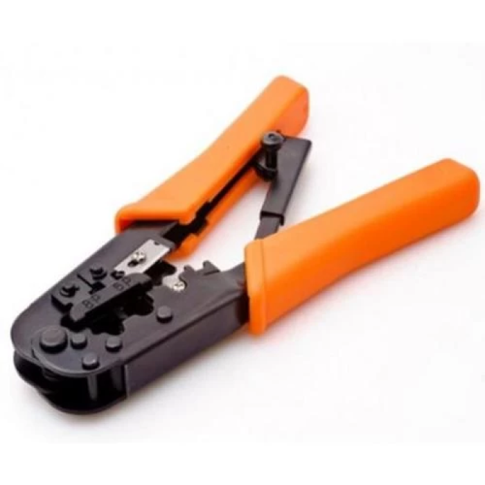 Кліщі обтискні Kingda KD-T568B для RJ45 і RJ12 з храповиком