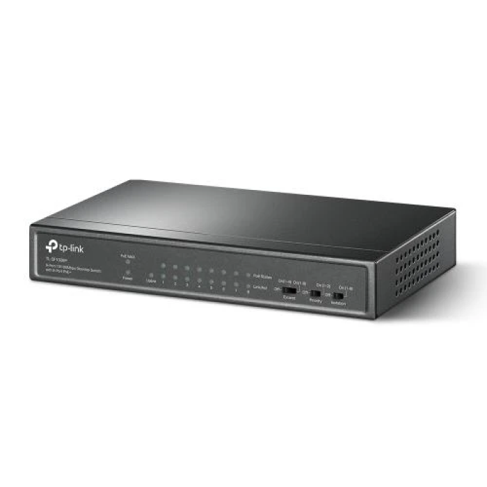 Мережевий комутатор TP-Link TL-SF1009P на 9 портів із PoE+