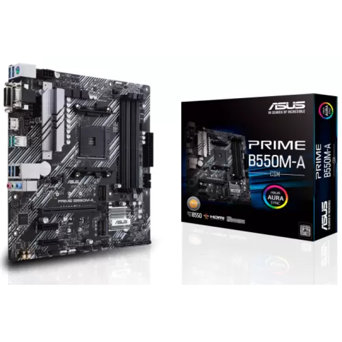 Материнська плата Asus PRIME B550M-A/CSM Micro ATX для AM4