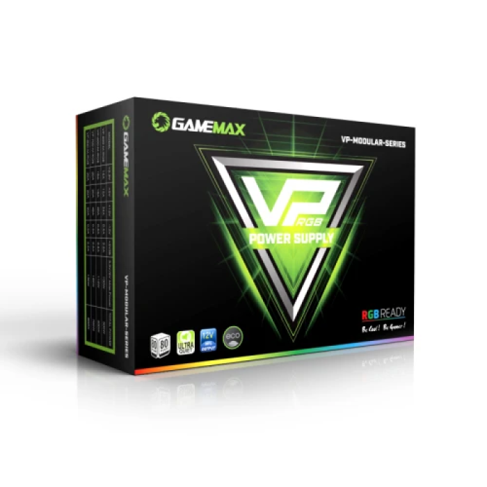 GameMax VP-500 RGB — блок живлення для ПК на 500 Вт