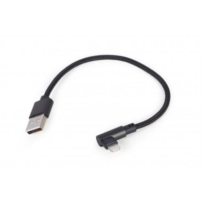 Кабель Cablexpert USB AM—Lightning 20 см із кутовим роз’ємом