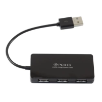 USB-хаб (розгалужувач USB) Atcom TD4005 4 порти USB 2.0, кабель 12 см