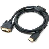 Кабель HDMI–DVI-D (відеокабель) Atcom 3808 1,8 м, чорний