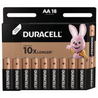 Батарейки AA (елементи живлення) Duracell MN1500 Duralock Basic 18 шт