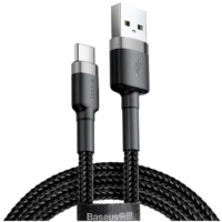 Кабель USB Type-C (USB-C кабель) Baseus Cafule CATKLF-BG1 1 м, чорний