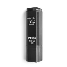 Флеш-накопичувач (USB-флешка) T&G Vega TG121 128 ГБ, USB 3.0, чорний