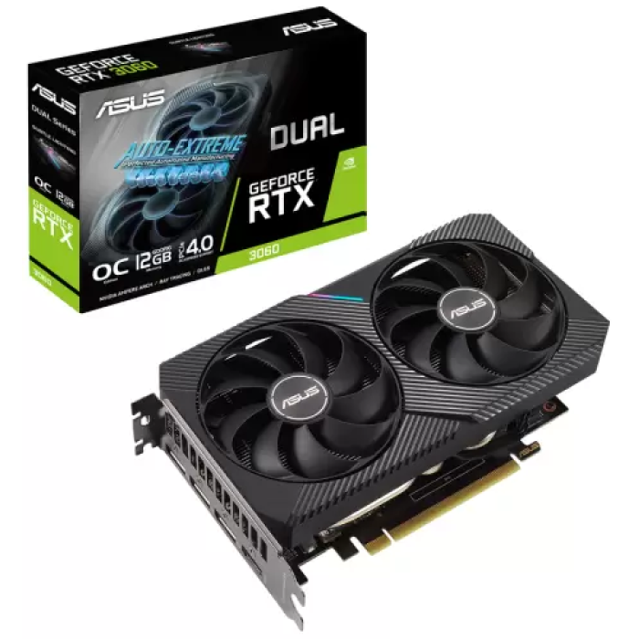 Asus DUAL OC V2 — ігрова відеокарта RTX 3060 12 ГБ