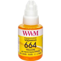 Чорнило для принтера (заправне чорнило) WWM E664Y, Yellow, 140 мл