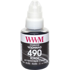 Чорнило для принтера (пігментне чорнило) WWM Canon G1400/G2400/G3400 Black 140 мл