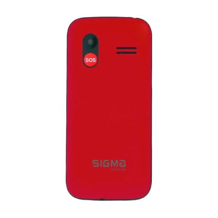 Кнопковий телефон Sigma mobile Comfort 50 HIT2020 у червоному кольорі