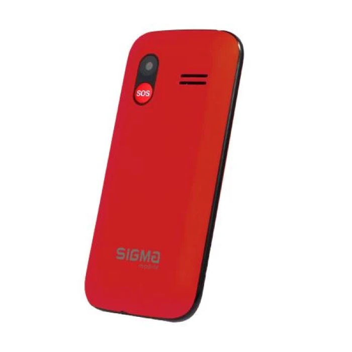 Кнопковий телефон Sigma mobile Comfort 50 HIT2020 у червоному кольорі