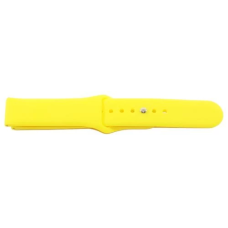 Ремінець для смарт-годинника (ремінь для годинника) NoNaMe SILICONE 20 мм, жовтий