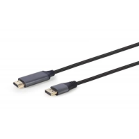 Кабель DisplayPort — HDMI (відеокабель) Cablexpert CC-DP-HDMI-4K-6 1,8 м, 4K/60 Гц, чорний
