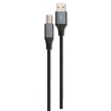 Кабель USB 2.0 AM - USB BM, 1.8 м, Black, Cablexpert (CCBP-USB2-AMBM-6)