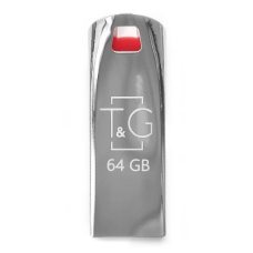 Флешка USB (USB-накопичувач) T&G Stylish TG115 64 ГБ, сірий, USB 2.0