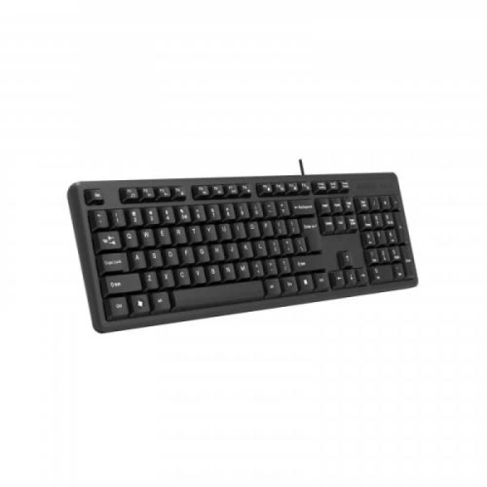 Дротова клавіатура A4Tech KK-3 Comfort Key чорна з USB