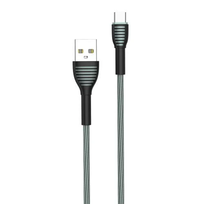 Кабель USB Type-C ColorWay CW-CBUC041-GR, 1 м, сірий