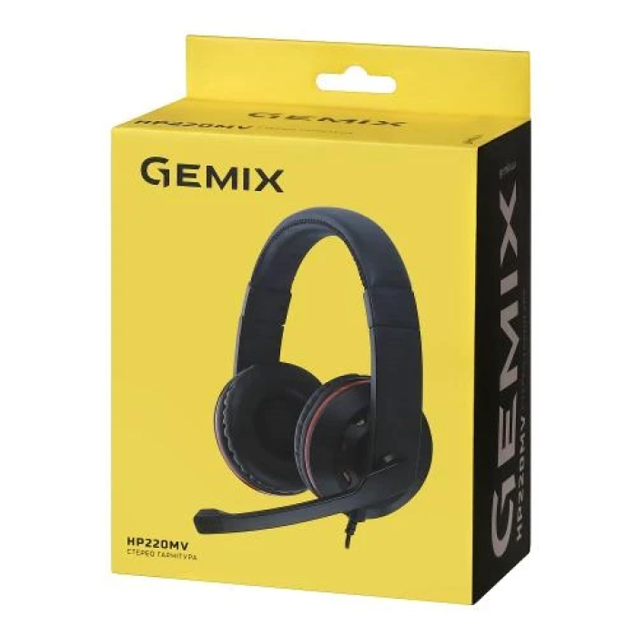 Накладна стереогарнітура Gemix HP-220MV з мікрофоном
